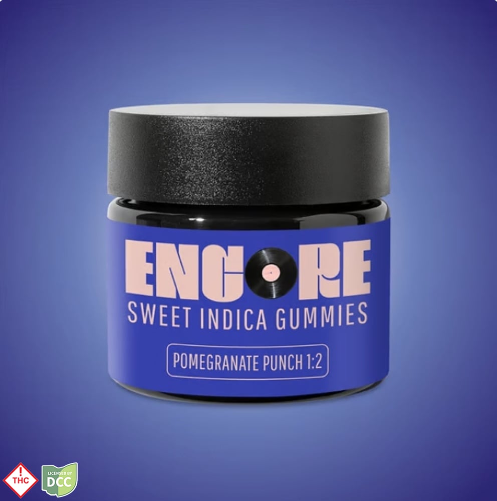 Pomegranate Punch 2:1 THC:CBN Gummies - 10ct - 108mg