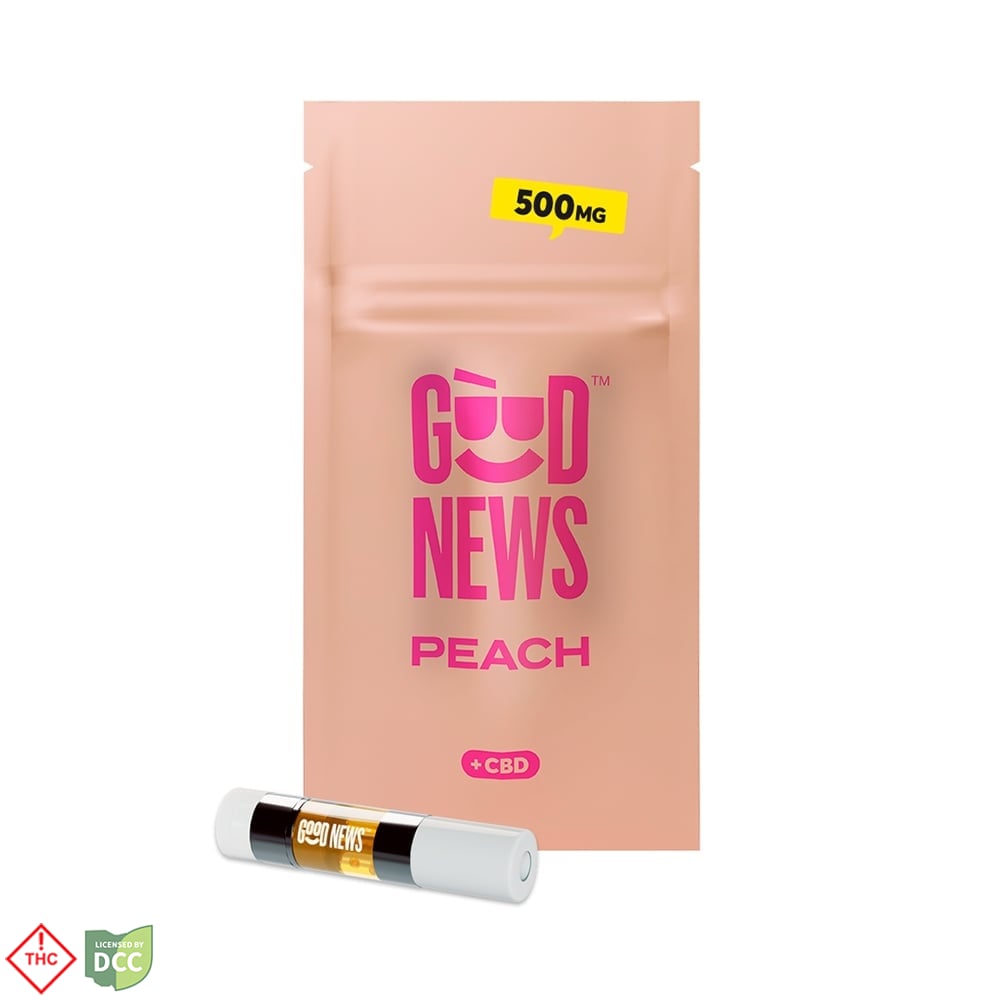 1:2 CBD:THC Peach Cartridge