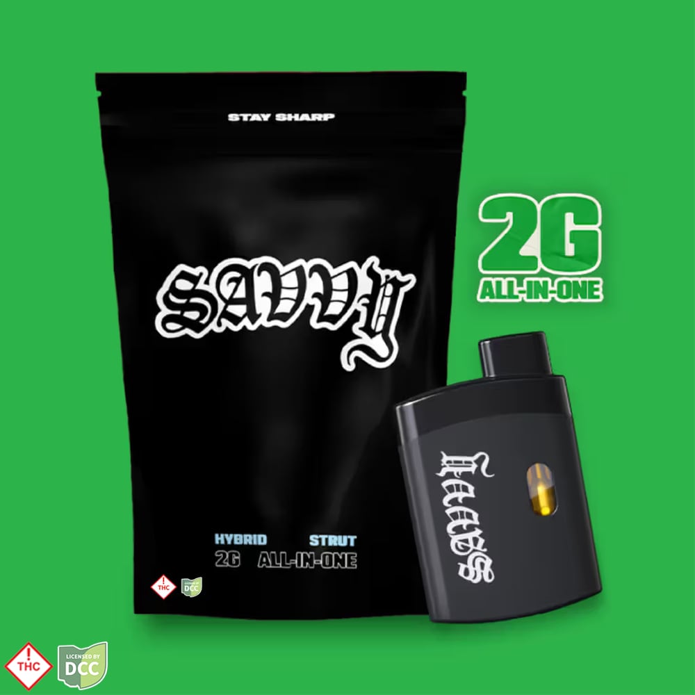 Savvy - Strut - Peaches and Cream - 2g Vape Pen