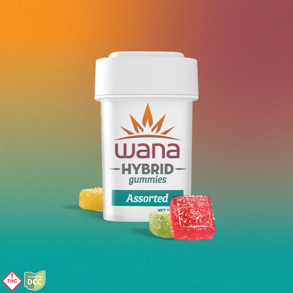 WANA Classic - Sour Assorted Hybrid Gummies - 10ct - 100mg