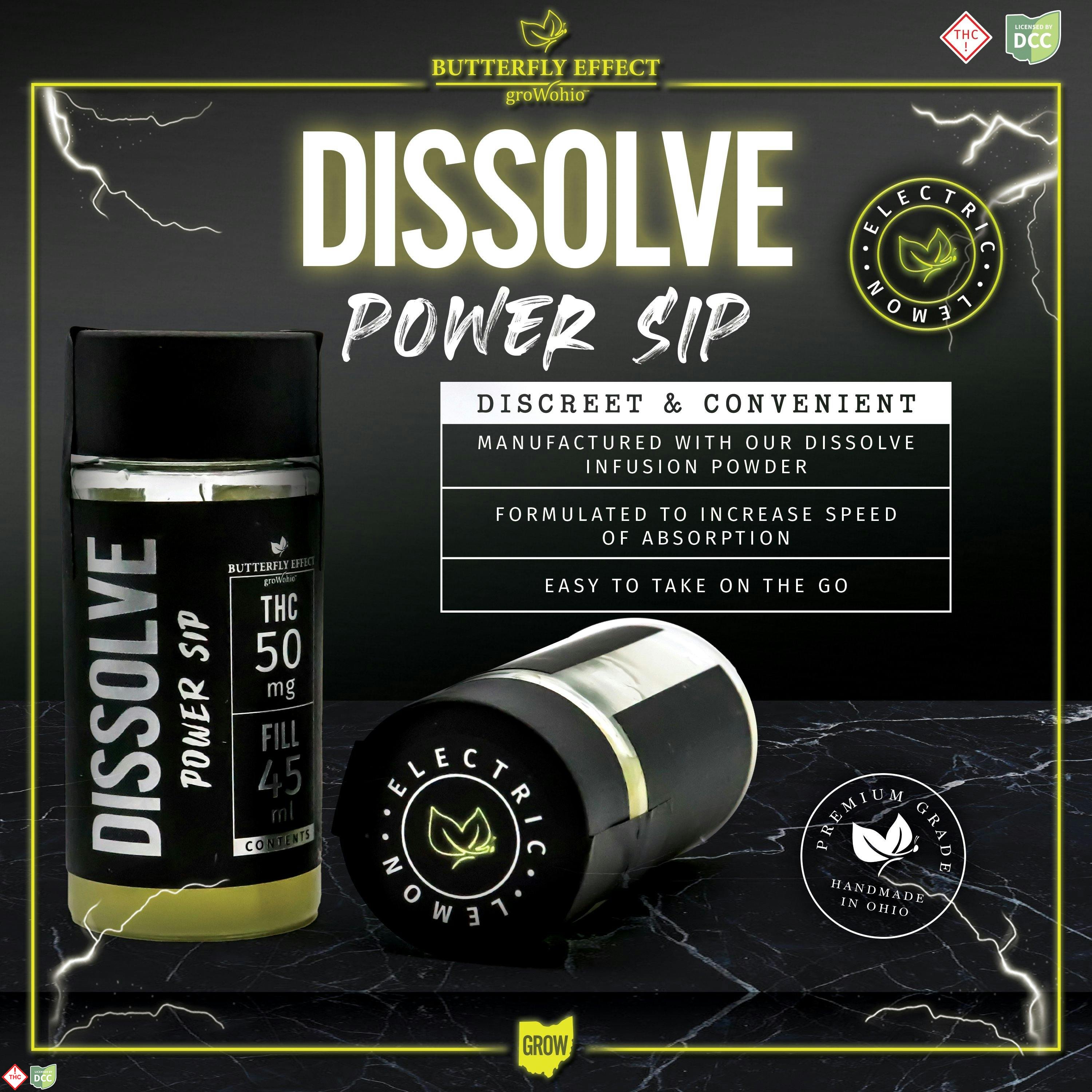 Butterfly Effect - Lemon Dissolve Power Sip - 45g - 50mg