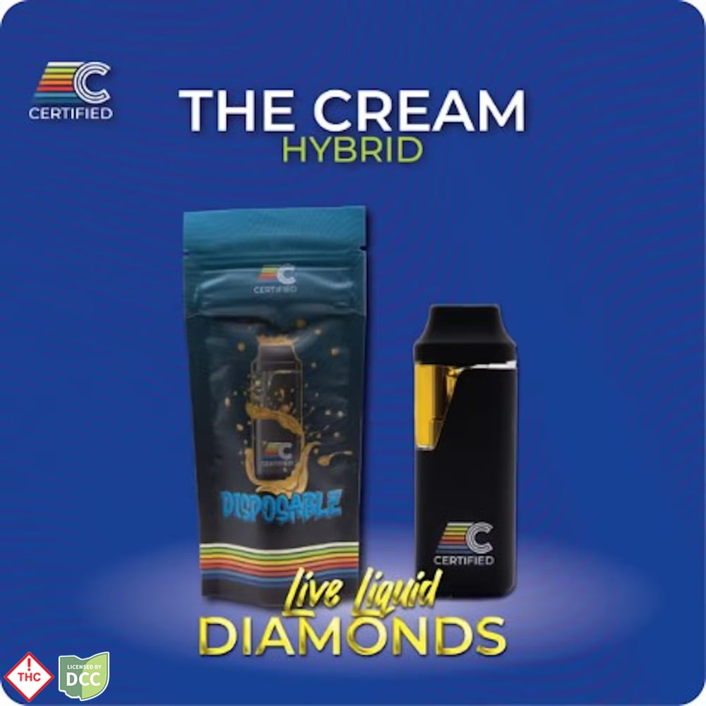 Certified Cultivators - 2 Day The Cream - Lld 1g Ikrusher Vape Pen