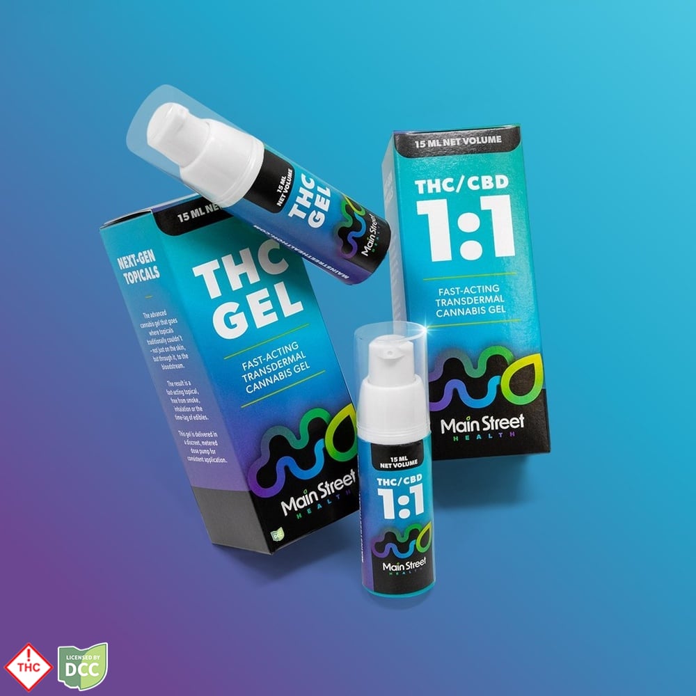 Main Street Health - 1:1 Transdermal Gel - 0.5fl oz