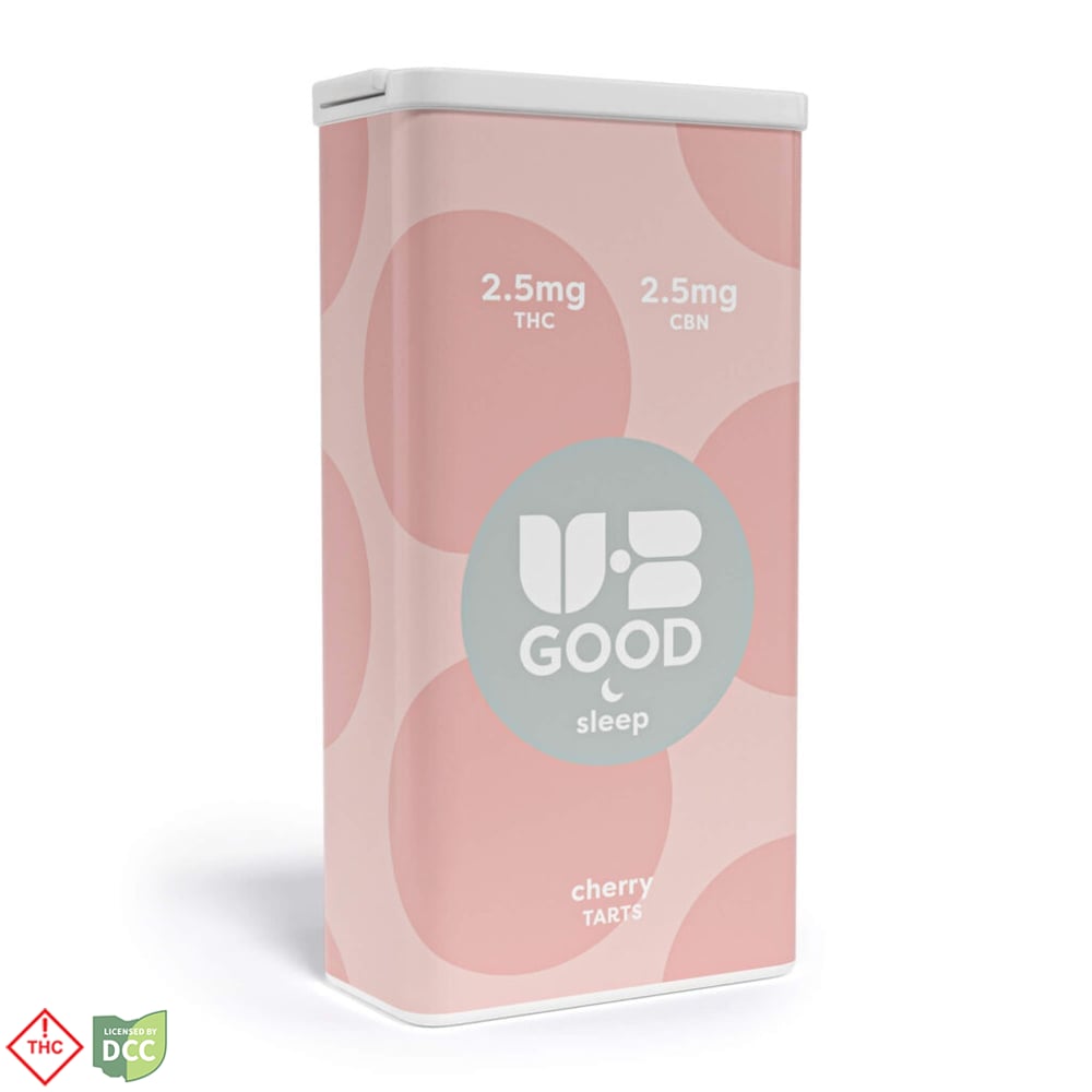 UB GOOD - Cherry 1:1 CBN Tarts - 40ct - 100mg