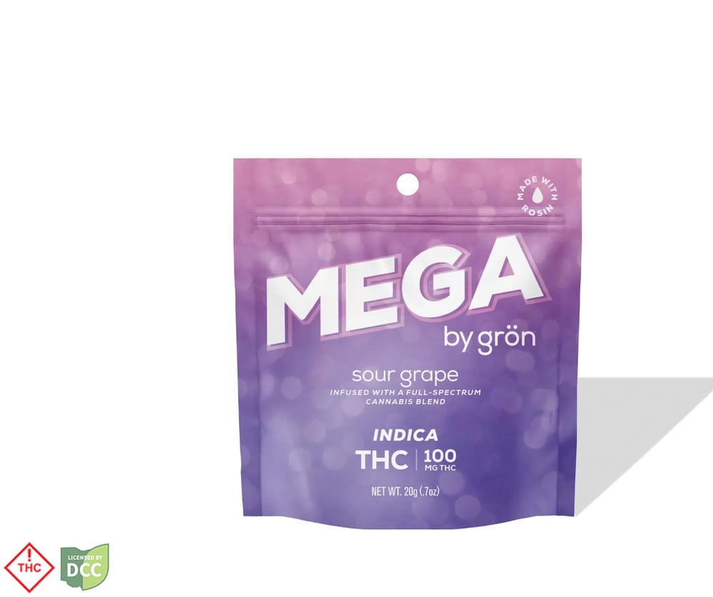 1:1 Blackberry MEGA - CBN/THC - Indica [10pk] (500mg CBN/500mg THC)
