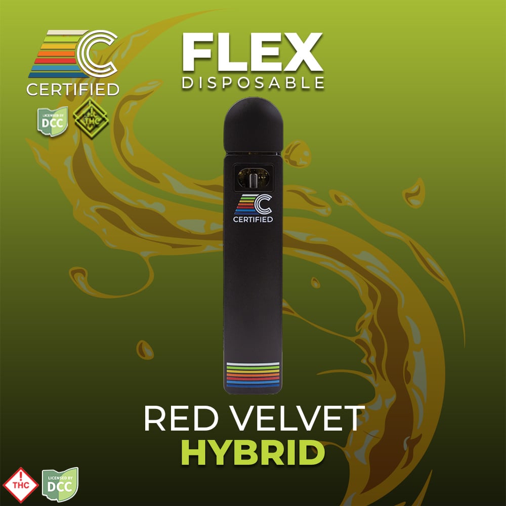 Certified Cultivators - 2 Day Red Velvet - 1g Flex Vape Pen