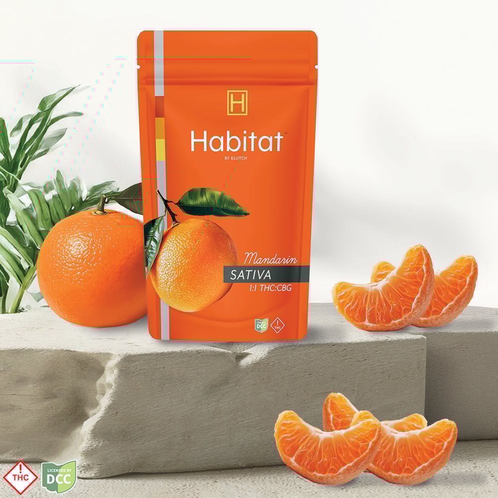 1:1 Mandarin [4pk] (20mg THC/20mg CBG)