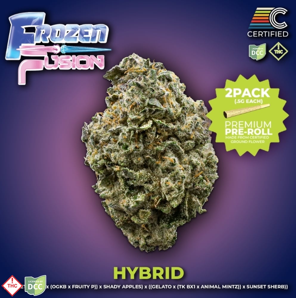 Certified Cultivators - Pre-Roll 2 Pk - Frozen Fusion - 1g