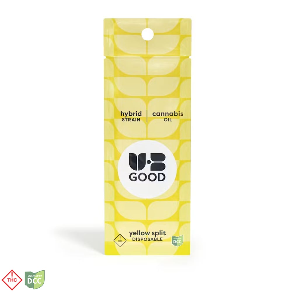 UB GOOD - Yellow Split - 0.5g Disposable UB GOOD - Yellow Split - 0.5g Disposable