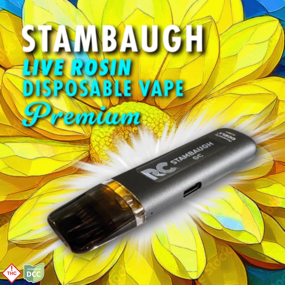 Stambaugh Premium GC Disposable/Rechargeable Live Rosin Vape (0.5g)