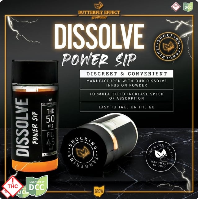 Butterfly Effect - Tangerine Dissolve Power Sip - 45g - 50mg Butterfly Effect - Tangerine Dissolve Power Sip - 45g - 50mg