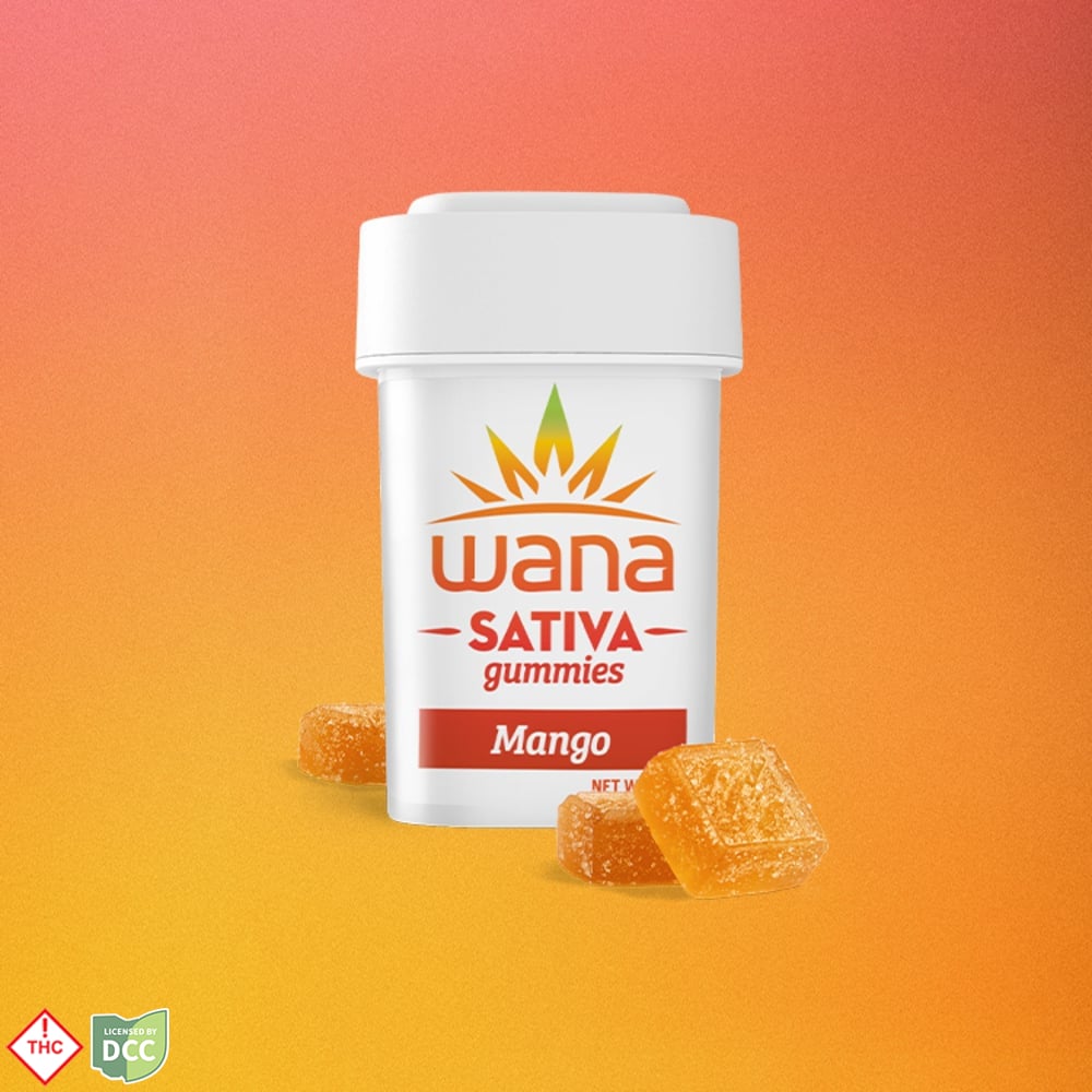 WANA Classic - Sour Mango Gummies - 10ct - 100mg