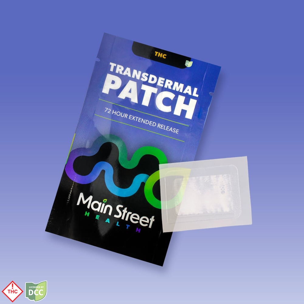 Transdermal THC 3pk Patches - 60mg