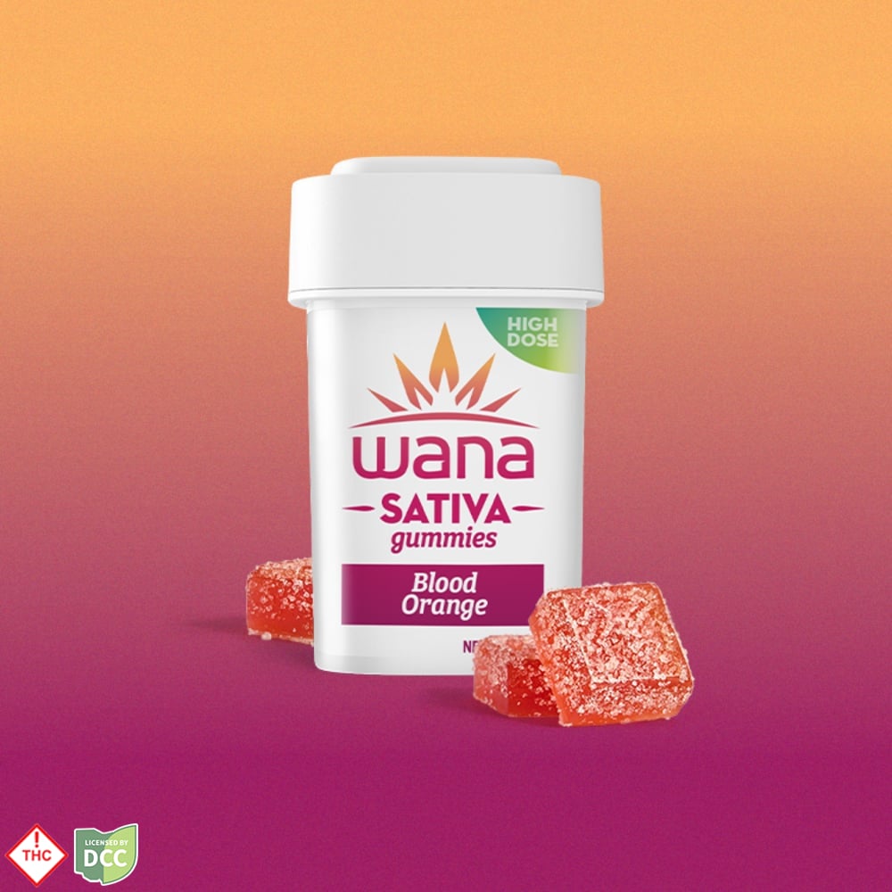 Wana - 3 Day Blood Orange Gummies - 10ct - 300mg