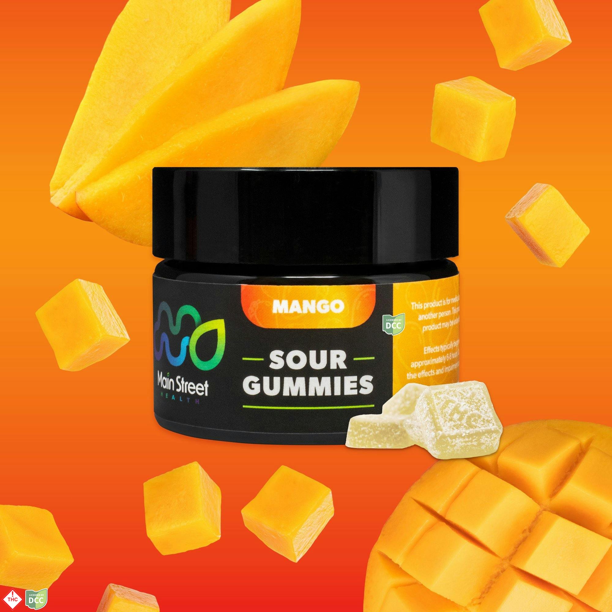 MANGO 20:1 GUMMIES - EDIBLE - 11PK - THC: 55MG CBD: 1086MG