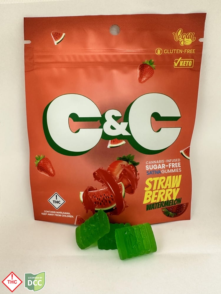 Chew & Chill - Strawberry Watermelon Sugar-Free Gummies - 10ct - 110mg