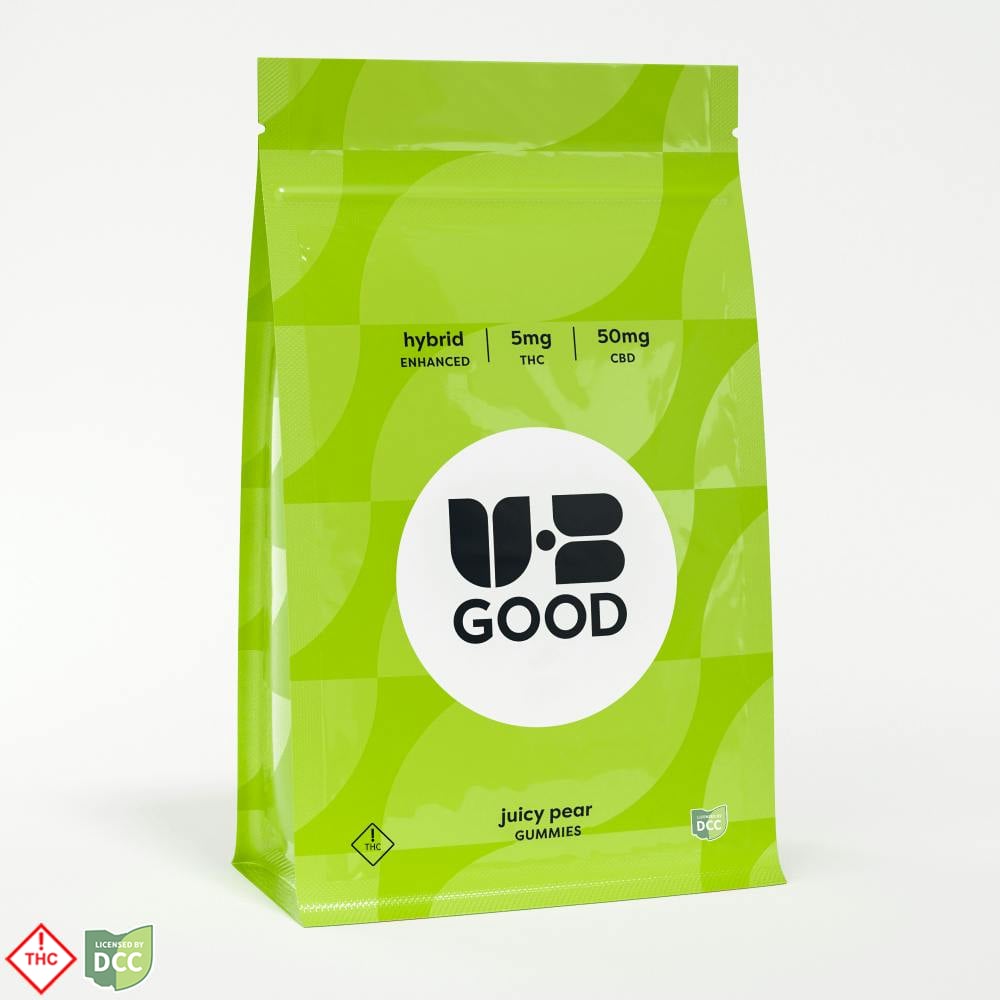 UB GOOD - Juicy Pear 1:10 Gummies - 10ct - 100mg