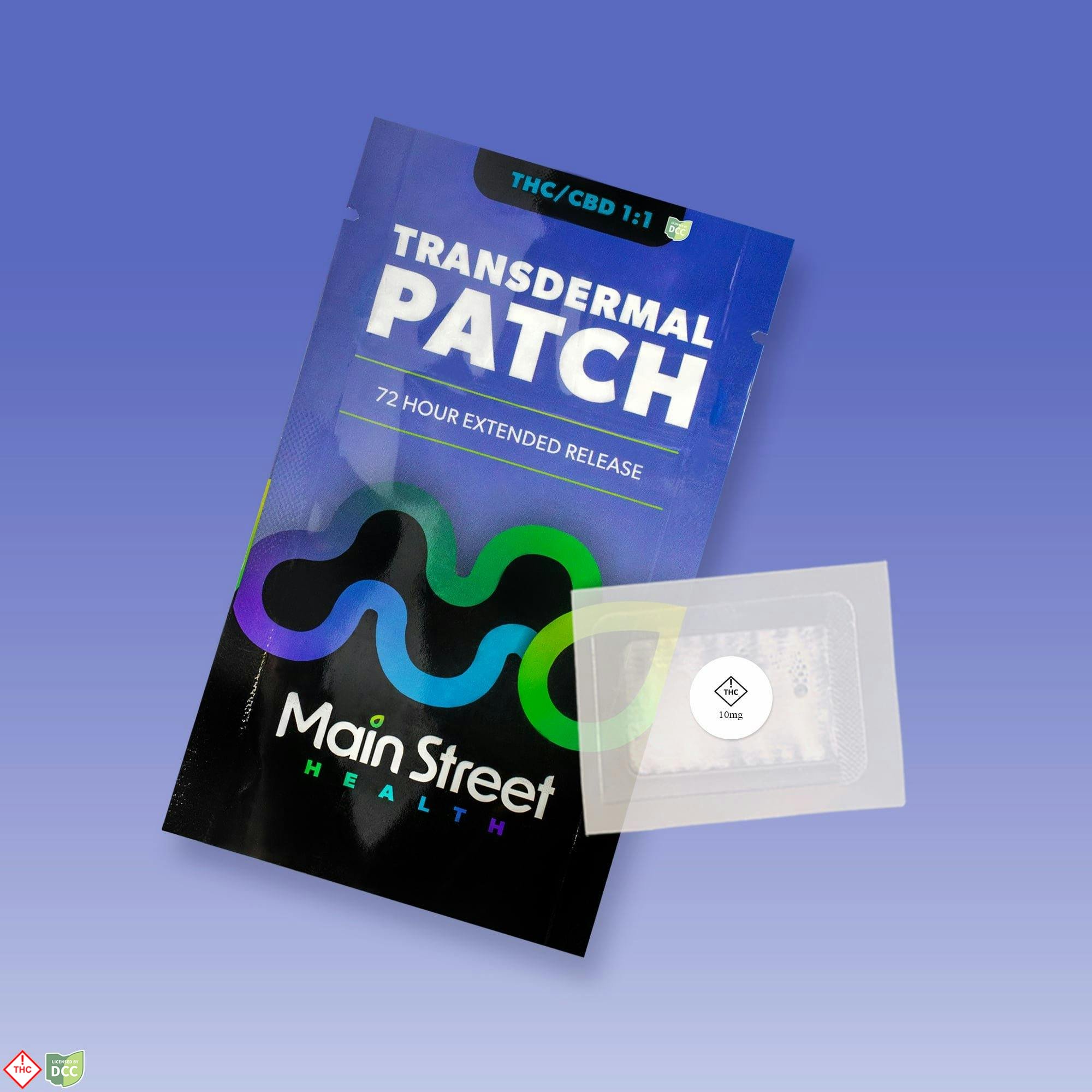 MUV 1:1 TRANSDERMAL PATCH - TOPICAL - 3PK - THC: 29MG CBD: 30MG