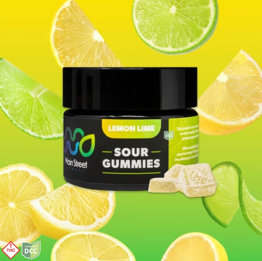 Main Street Health - 5 Day Lemon Lime THC Gummies - 11ct - 550mg