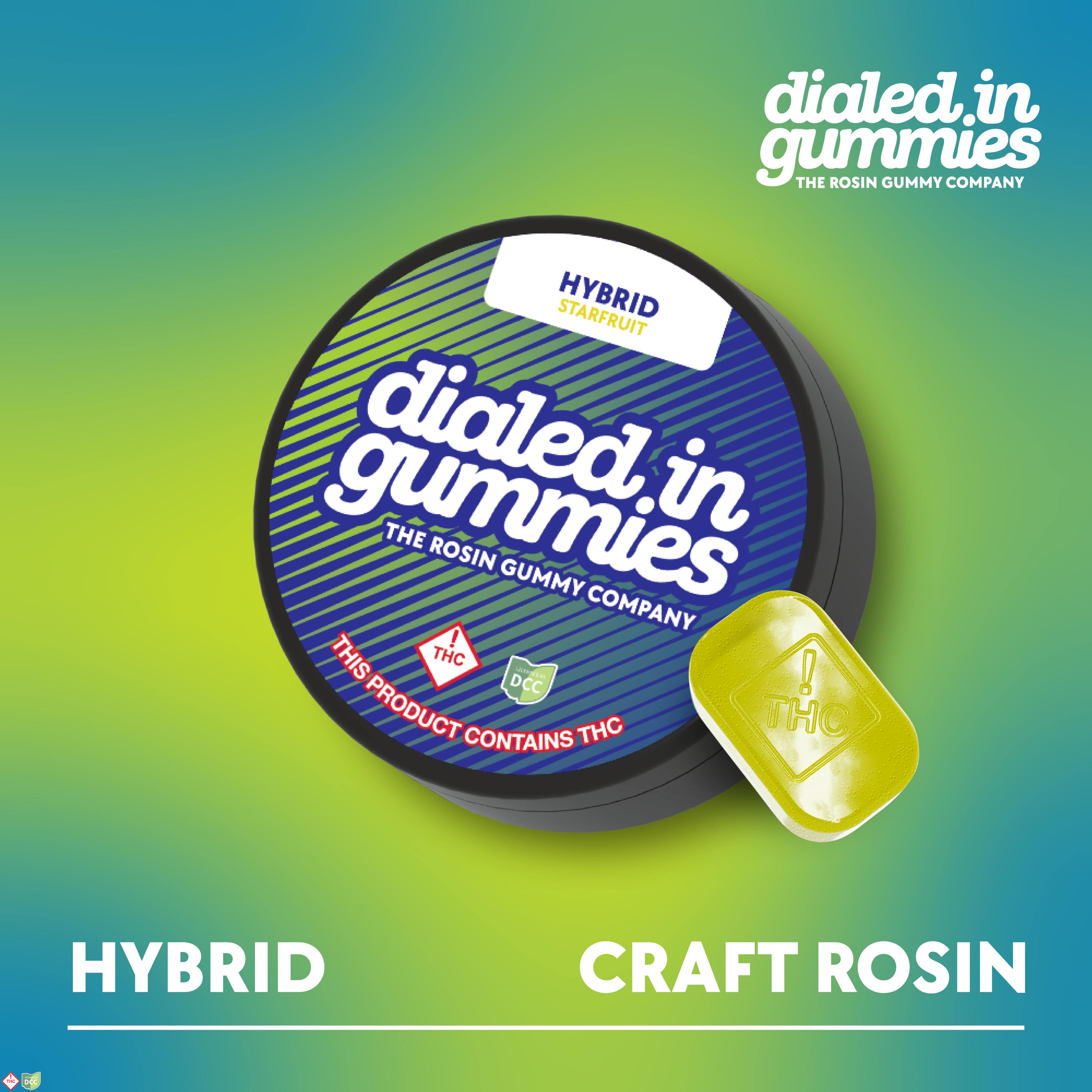 Dialed In - Starfruit Hybrid Gummies - 10ct - 100mg