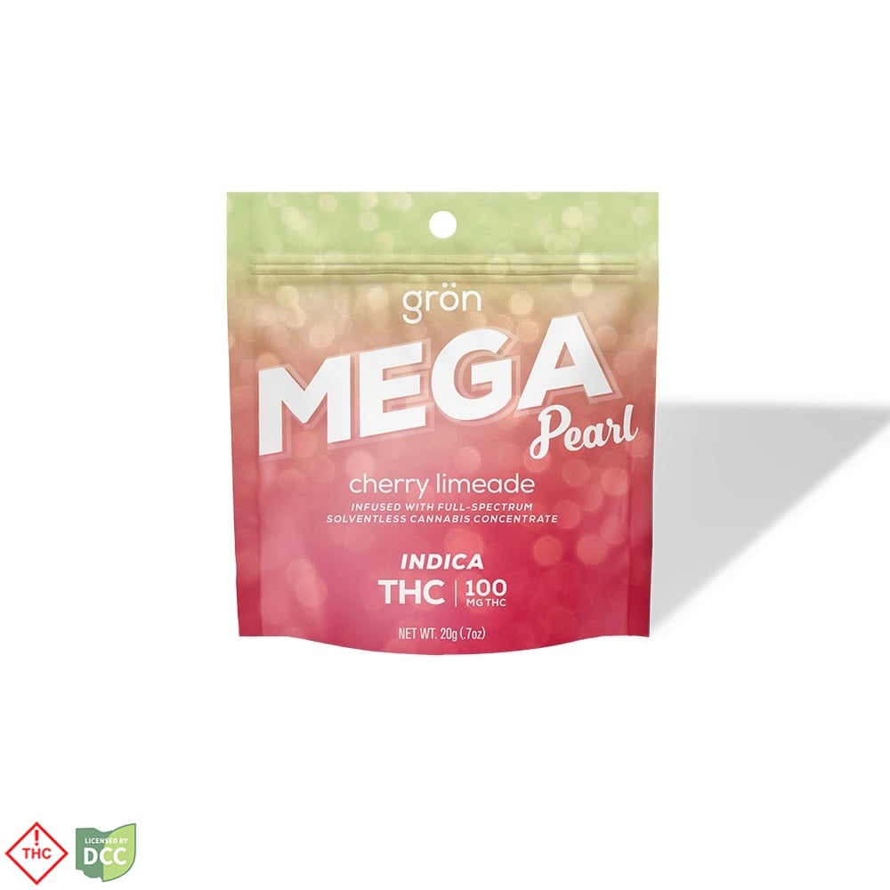 THC Cherry Limeade Mega Pearl [2pk, 10 Servings] (100mg)