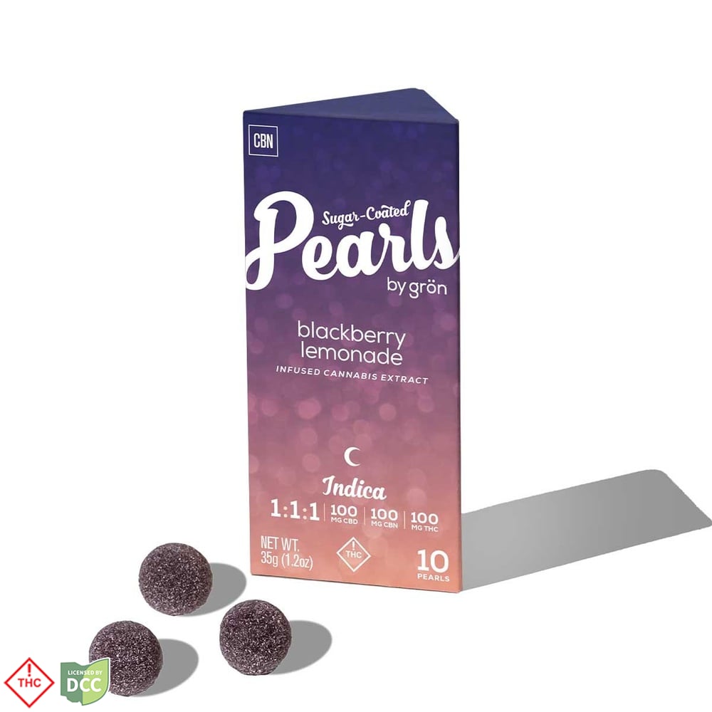 1:1:1 Blackberry Lemonade Pearls - Sleepy Indica (100mg CBD/ 100mg CBN/ 100mg THC)