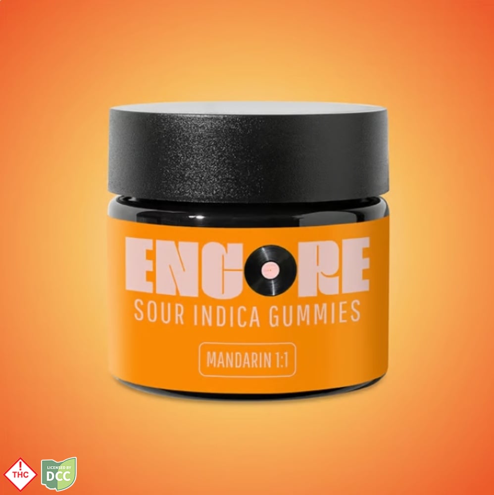 Encore - Sour Mandarin 1:1 THC:CBD Gummies - 10ct - 118mg