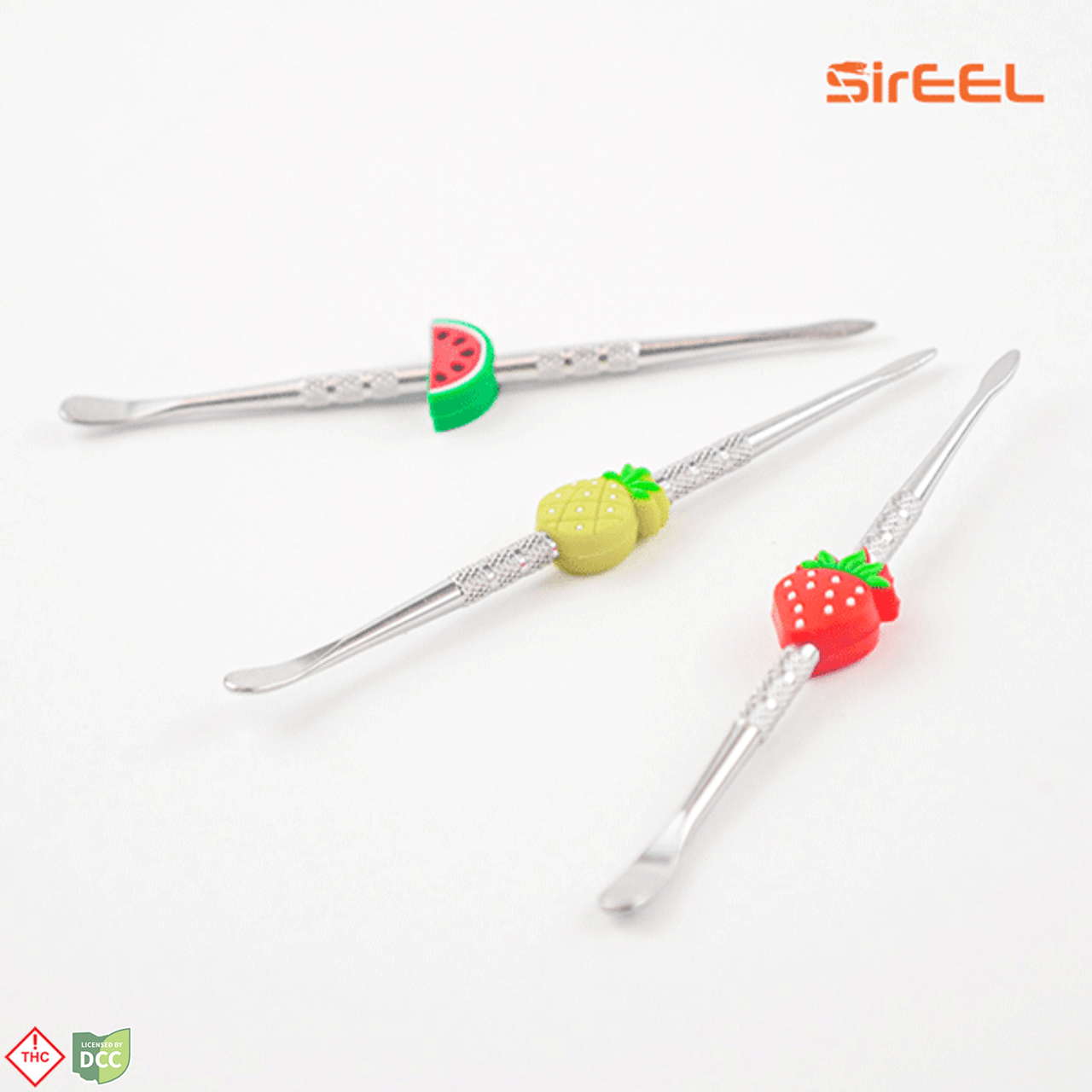 SirEEL - Fruit Steel Dab Tool - Asst. Fruits