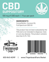 Image 4 for CBD Suppositories (100mg), a cbd product
