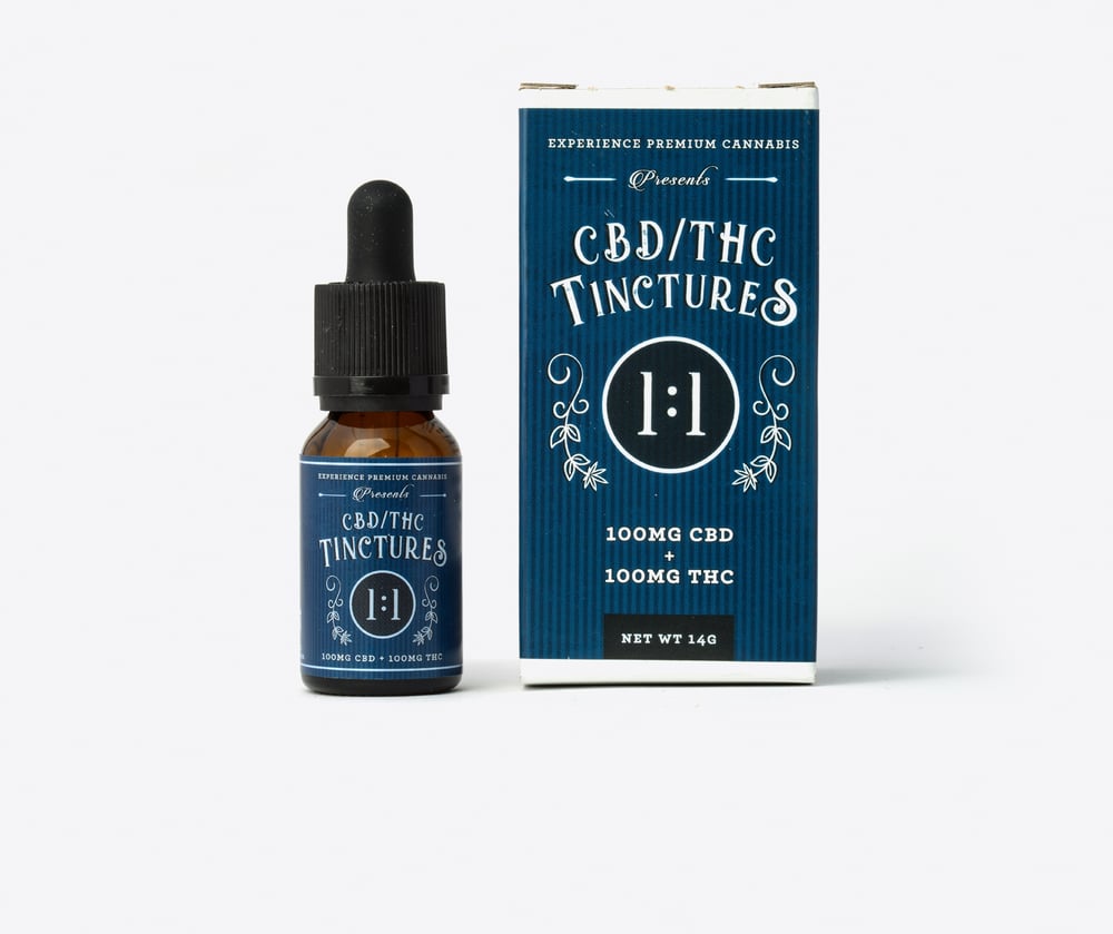 1:1 Tincture [14ml] (100mg CBD/100mg THC) by Experience Premium Cannabis (EPC)