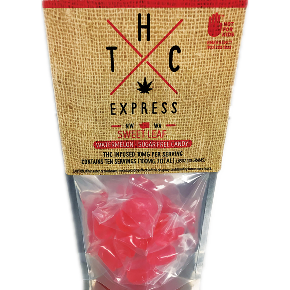 Lemon Zoomeez [10pk] (100mg) by THC Express