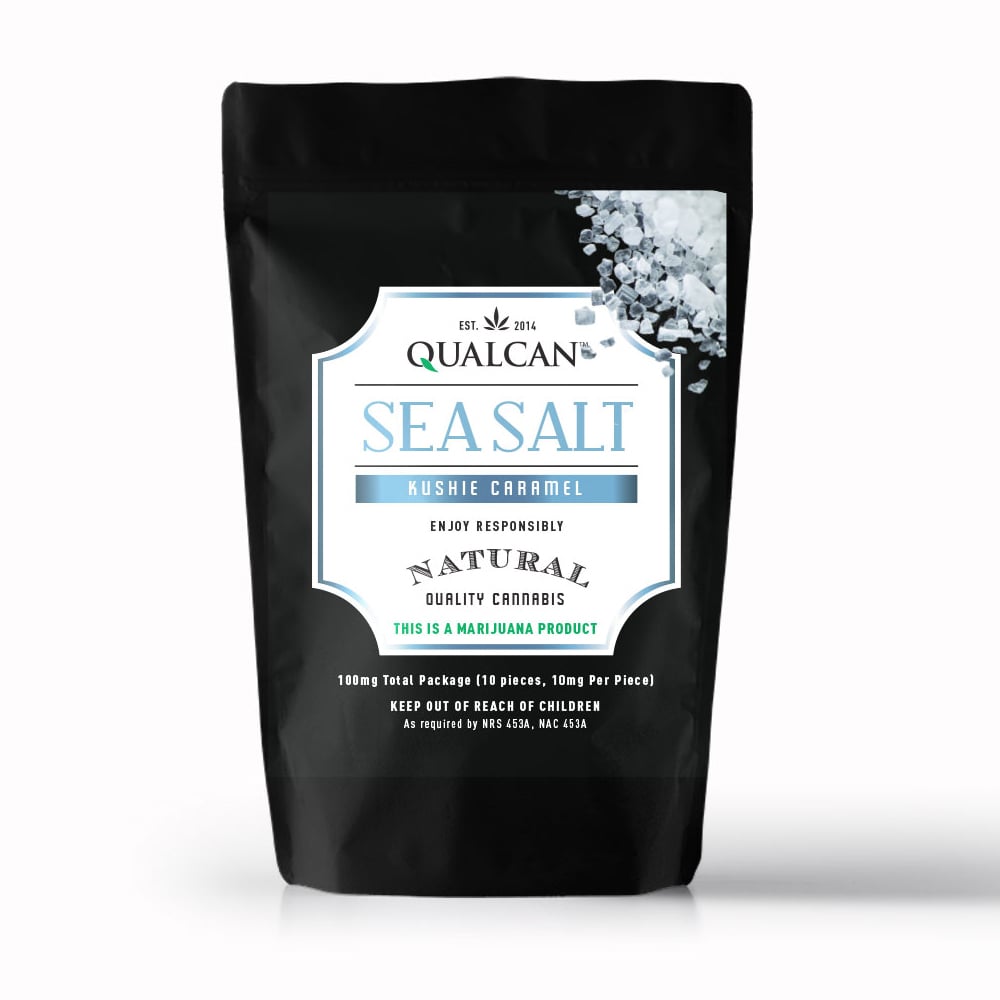 Sea Salt Caramels [10pk] (100mg) by QualCan