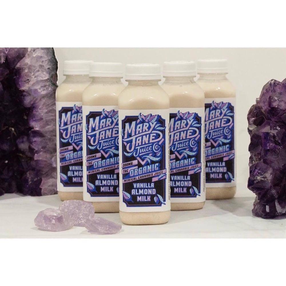 Vanilla Almond Milk (200mg) by Mary Jane Juice Co.