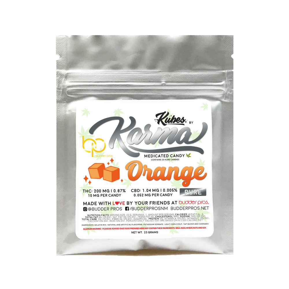 Orange - Hybrid (200mg) by Budder Pros