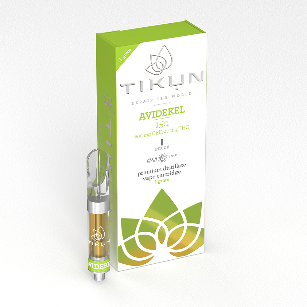 Avidekel High CBD Vape Cartridge by Tikun