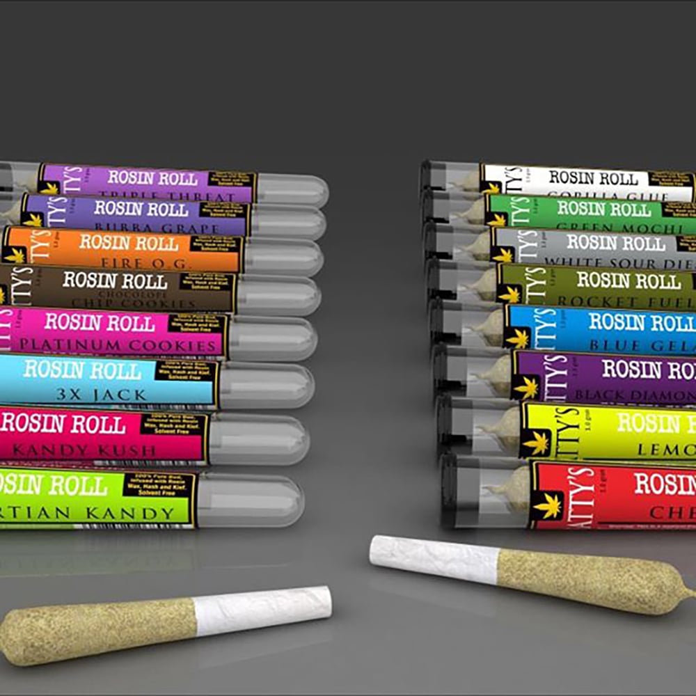 Banana Kush Fatty's Rosin Roll Jane