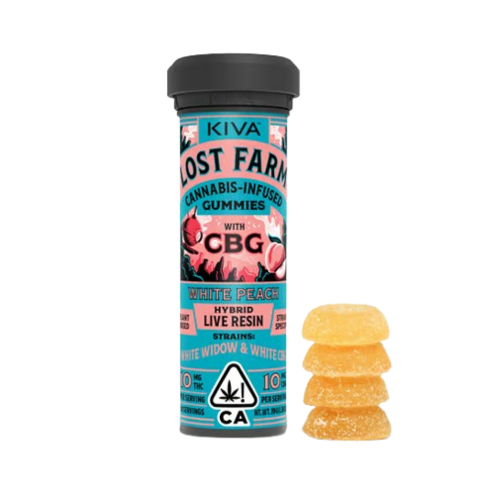 1:1 White Peach CBG x White Widow [10pk] (100mg CBG/100mg THC)
