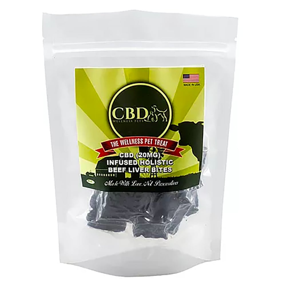 Beef Liver Bites (20mg) by CBD Wellness