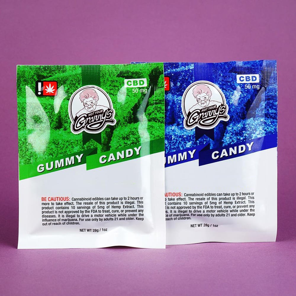 CBD Gummies (50mg) by Not Your Granny's