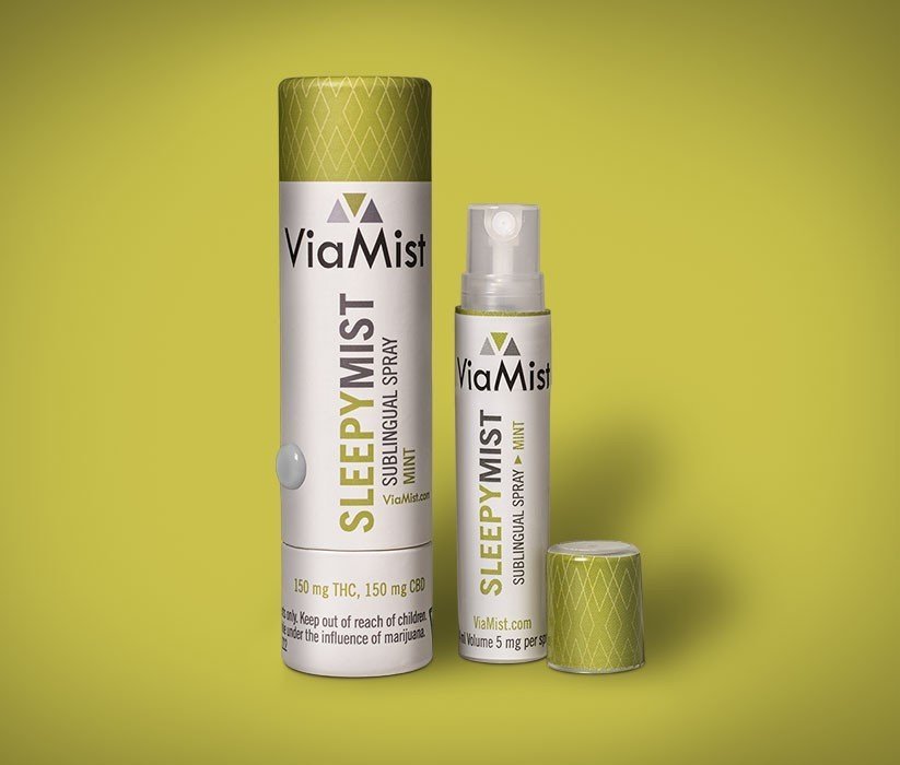 1:1 Sleepy - Mint (150mg CBD/150mg THC) by Viamist