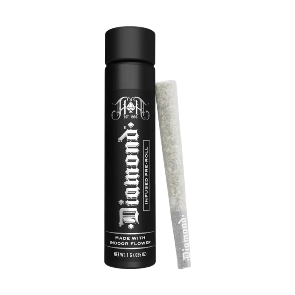 Garlic Z | Indica - Diamond THCA-Infused Pre-Roll - 1G Joint