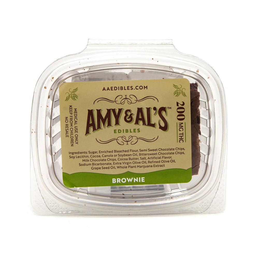 Dark Chocolate Brownie (200mg) by Amy and Al's