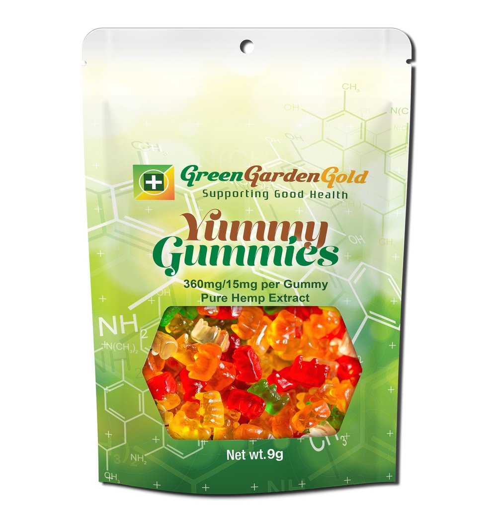 Yummy Gummies [24pk] (360mg CBD) by Green Garden Gold