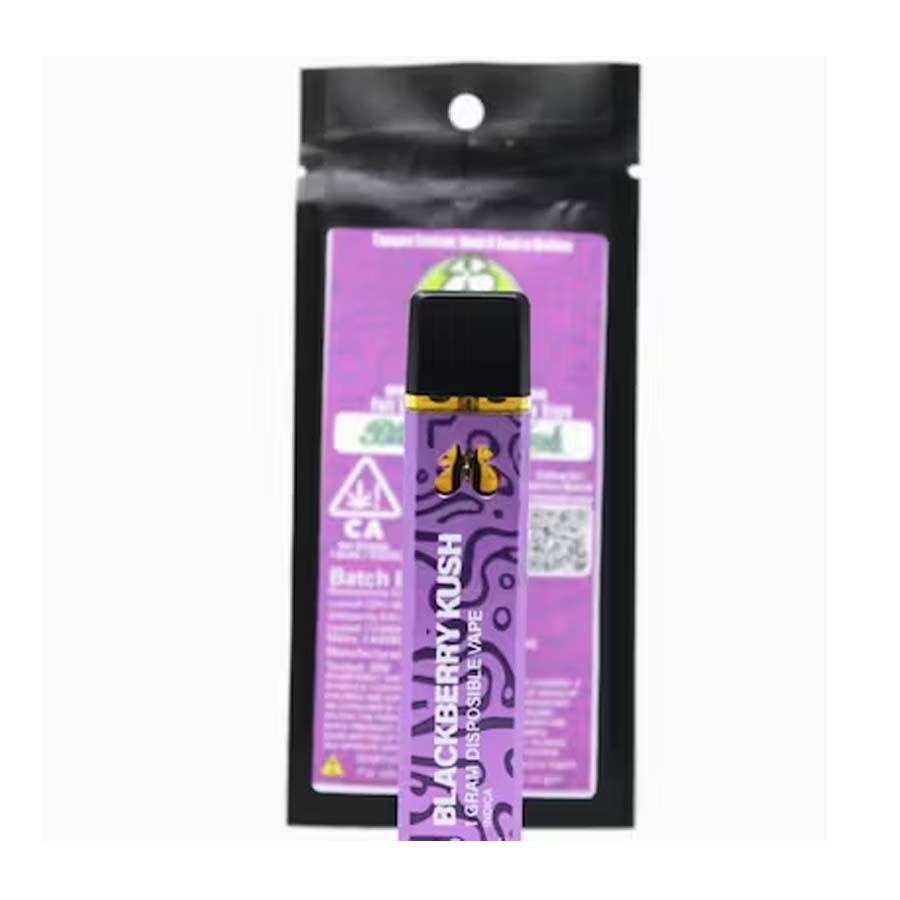 Blackberry Kush [1000mg] | Eighth Brother | Cannabis Vape - Purple