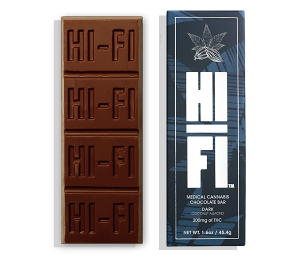 Dark Chocolate Coconut Almond (200mg) by HI-FI