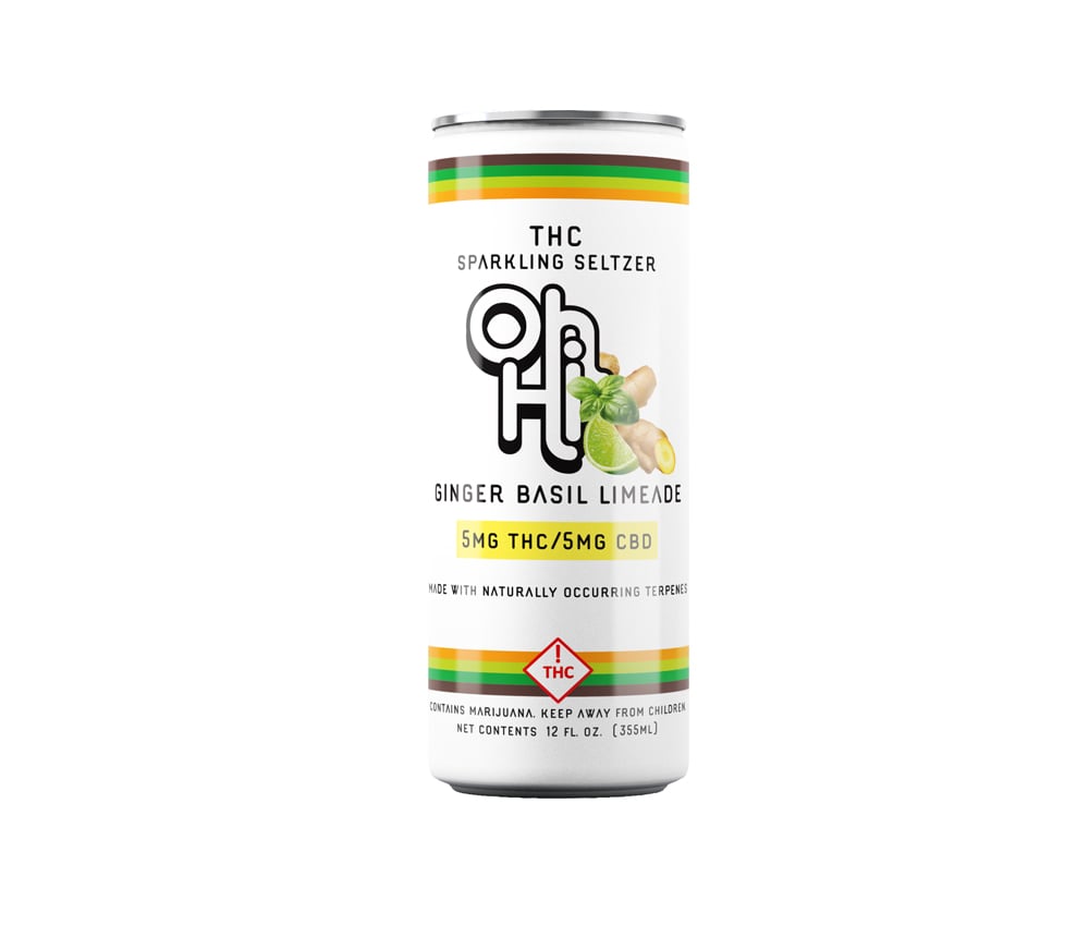 Ginger Basil Limeade | 5mg CBD/5mg THC by Oh Hi