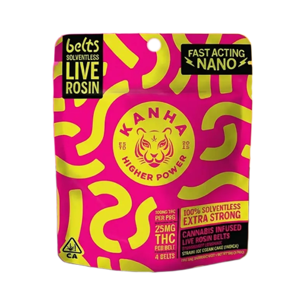 Strawberry Lemonade Live Rosin Belts - Indica [4pk] (100mg)