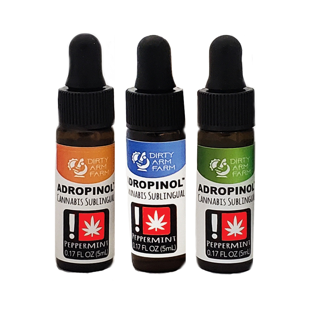 1:1 Peppermint (100mg CBD/100mg THC) by Dirty Arm Farm