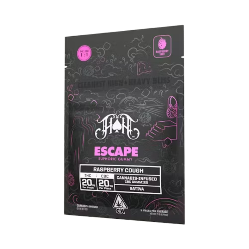 Raspberry Cough | Sativa - Escape RCS CBC Euphoric Gummy