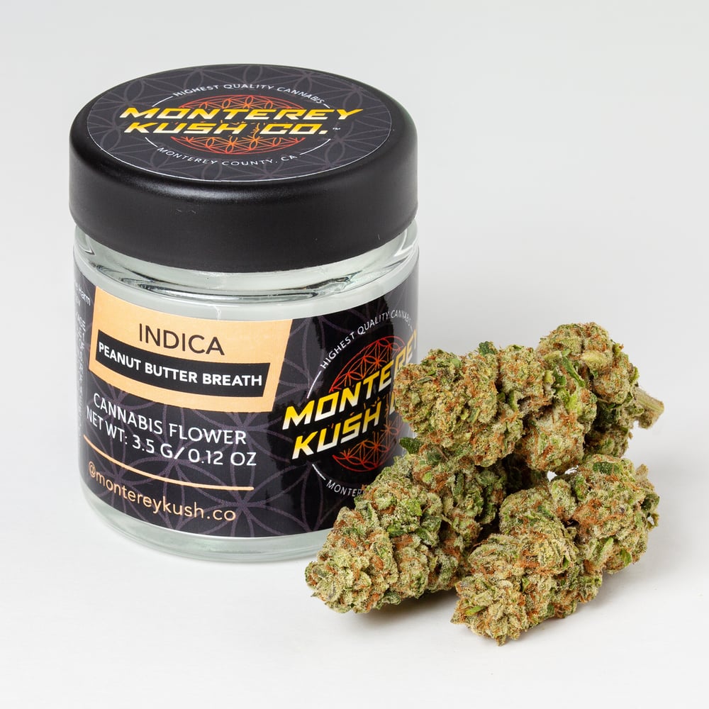 Peanut Butter Breath Monterey Kush Co Beyond / Hello Dispensaries